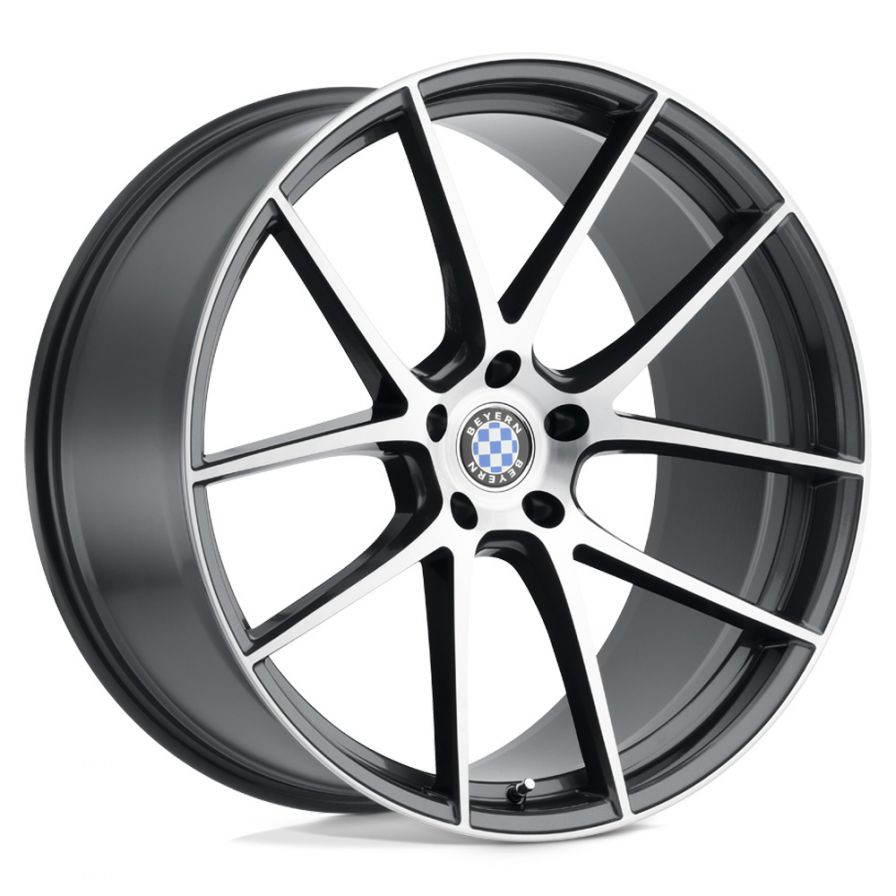 Beyern<br>Ritz Gloss Gunmetal Brushed Face (17x9)